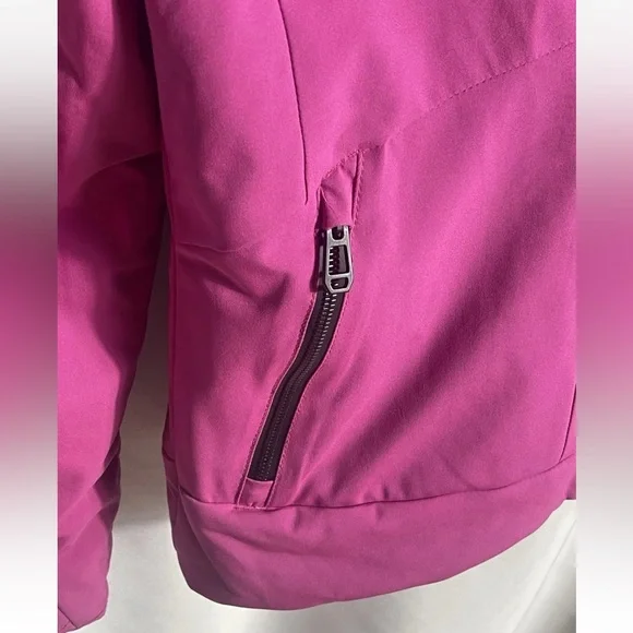 Body Glove Pink Hooded Insulated Jacket Women’s Small Zip Pockets - Picture 2 of 14